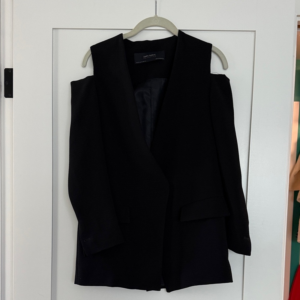 Zara Basic Collection Classic Black Blazer XS